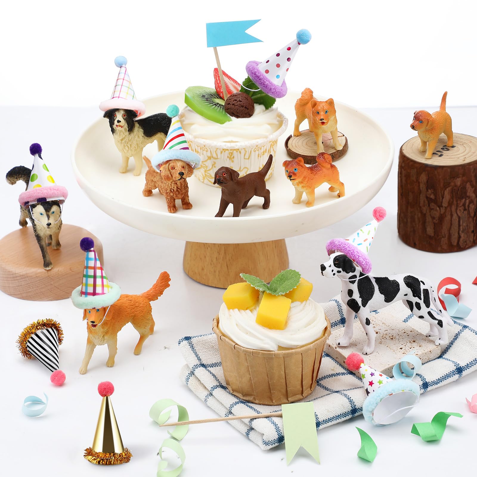 Amazon.com: Colingmill 18 Pcs Dog Birthday Party Decorations Mini